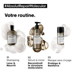 Masque Sans Rinçage Absolut Repair Molecular L'Oréal Professionnel 100 Ml -Soins Personnels Boutique 3474637153489 3 69143.1696600946
