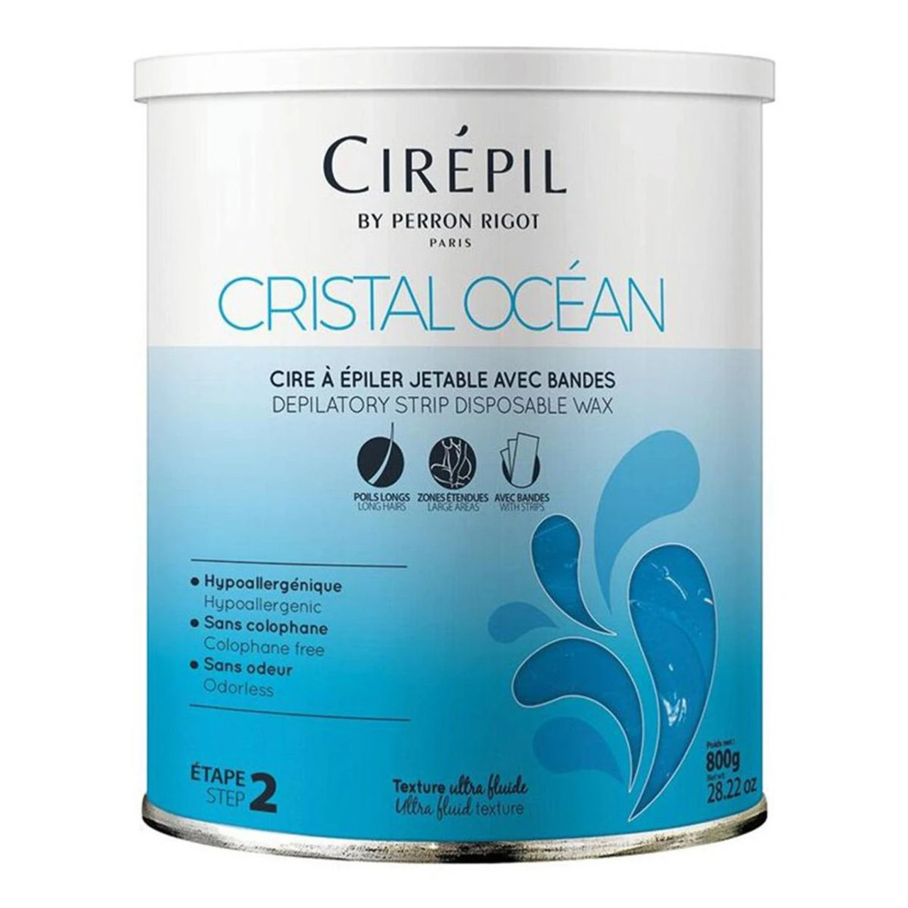 Cire Épilation Wax Cristal Ocean Cirépil 800g 1 Cire Épilation Wax Cristal Ocean Cirépil 800g