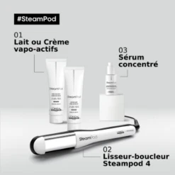 Pack Steampod 4 Cheveux Épais L'Oréal Professionnel 14 Pack Steampod 4 Cheveux Épais L'Oréal Professionnel -Soins Personnels Boutique Sans titre 4 69526.1684922404