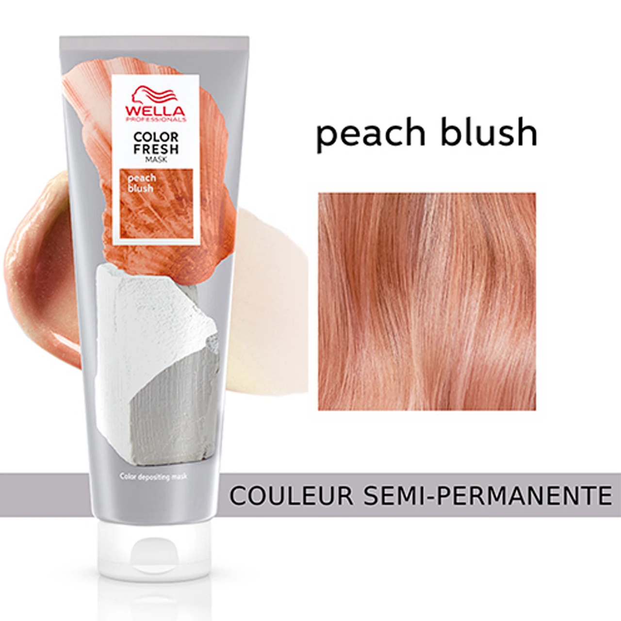 Masque Color Fresh Wella Peach Blush 150ml 2 Masque Color Fresh Wella Peach Blush 150ml – Image 2