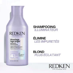 Shampoing Blondage High Bright Redken 1000ml -Soins Personnels Boutique high bright shp 1 11079.1694764551