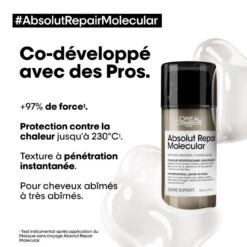 Masque Sans Rinçage Absolut Repair Molecular L'Oréal Professionnel 100 Ml -Soins Personnels Boutique masque 2 35976.1694092138